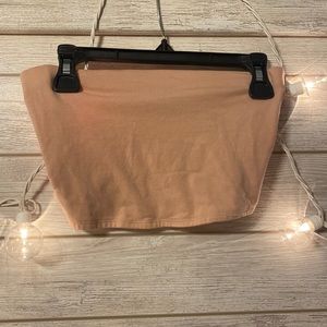 Nude pink tube top